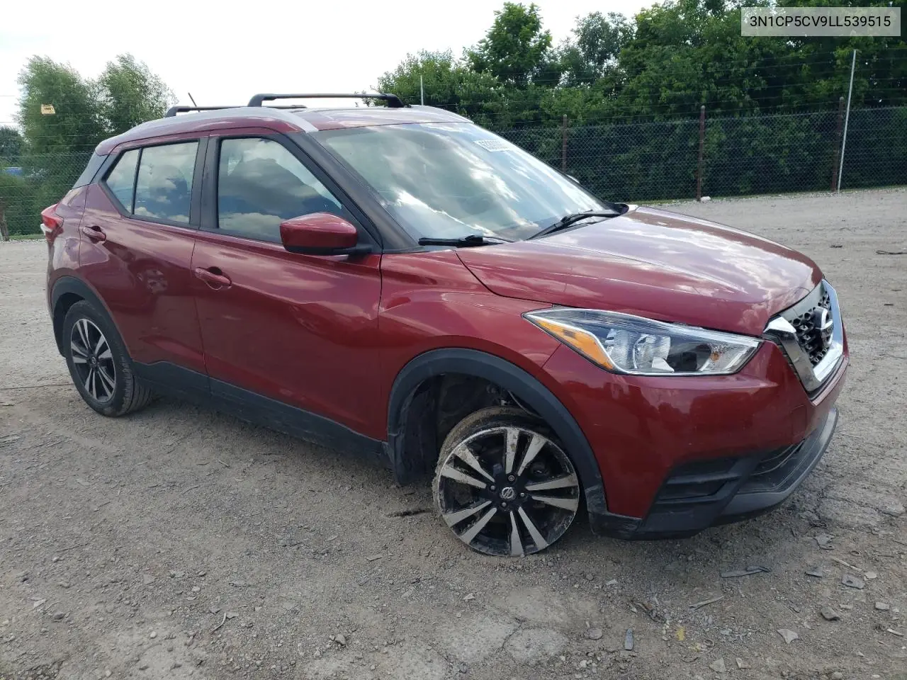 2020 Nissan Kicks Sv VIN: 3N1CP5CV9LL539515 Lot: 63390935