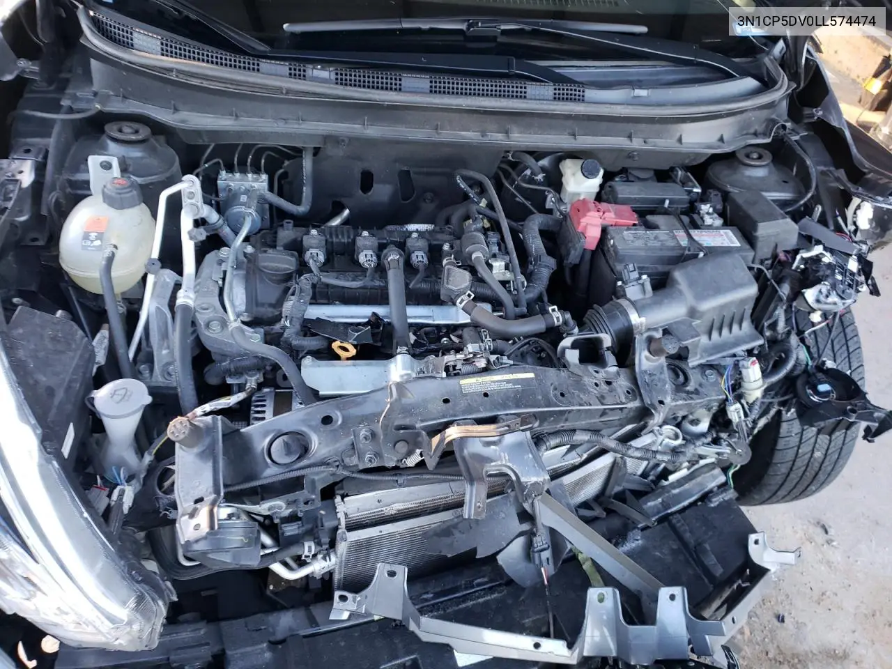 2020 Nissan Kicks Sr VIN: 3N1CP5DV0LL574474 Lot: 84712444