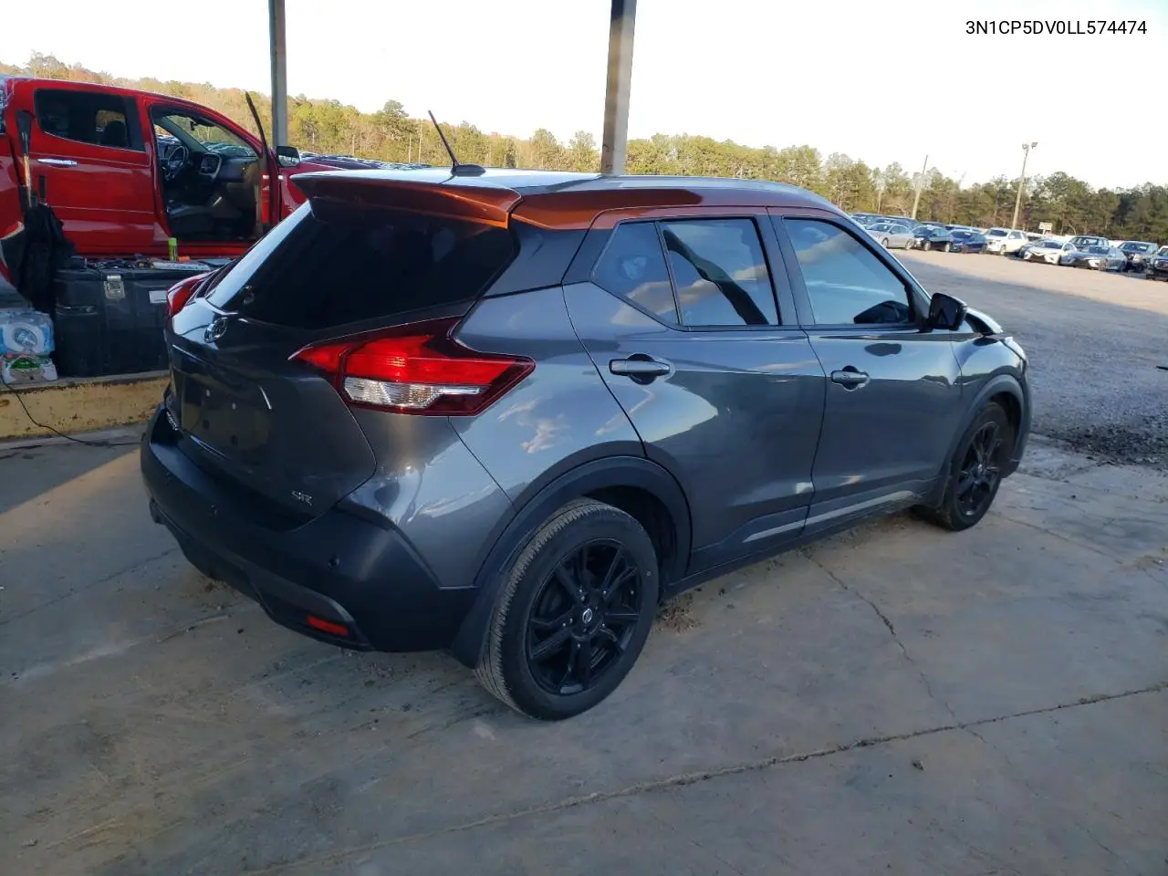 2020 Nissan Kicks Sr VIN: 3N1CP5DV0LL574474 Lot: 84712444