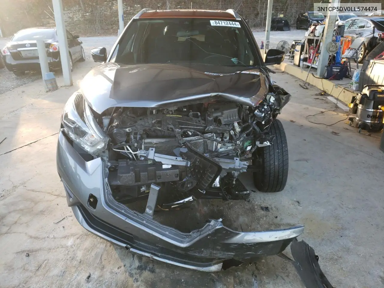 2020 Nissan Kicks Sr VIN: 3N1CP5DV0LL574474 Lot: 84712444
