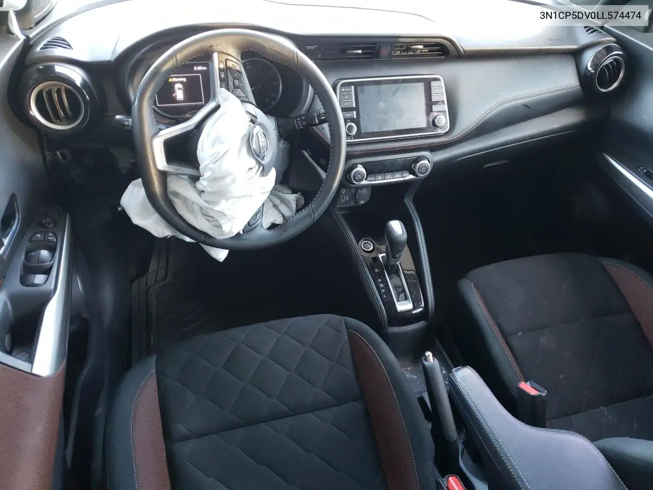 2020 Nissan Kicks Sr VIN: 3N1CP5DV0LL574474 Lot: 84712444