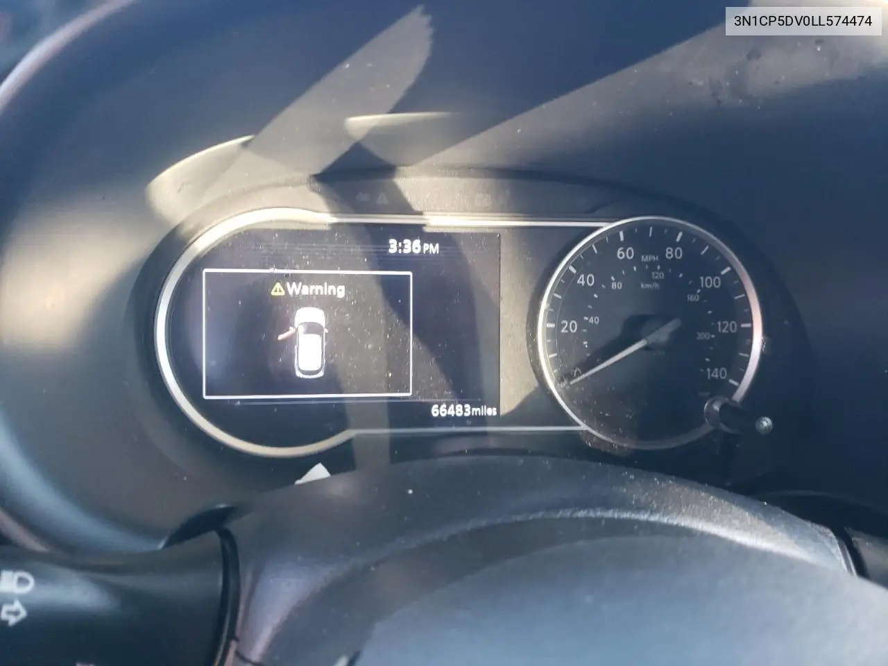 2020 Nissan Kicks Sr VIN: 3N1CP5DV0LL574474 Lot: 84712444