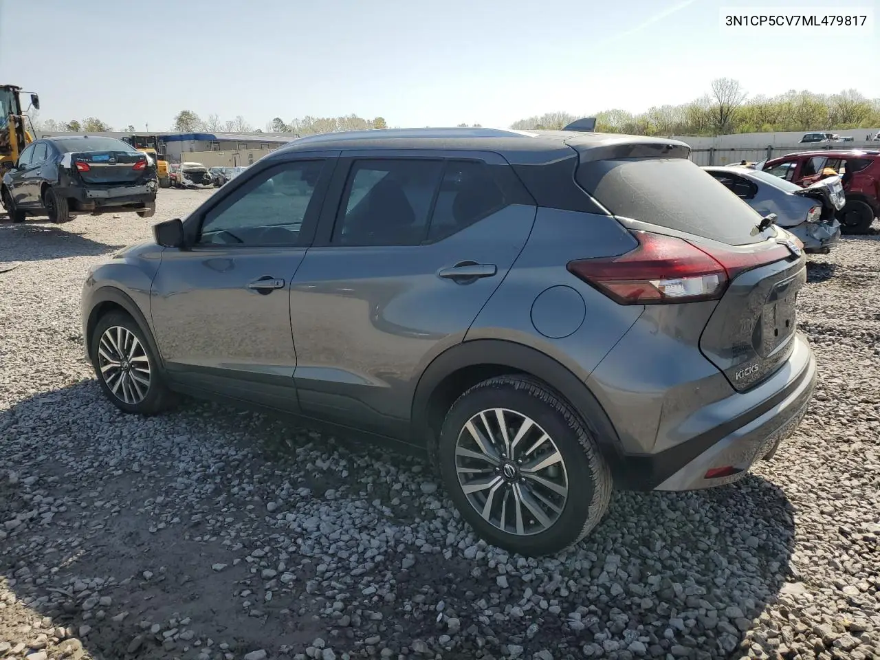 2021 Nissan Kicks Sv VIN: 3N1CP5CV7ML479817 Lot: 51349595
