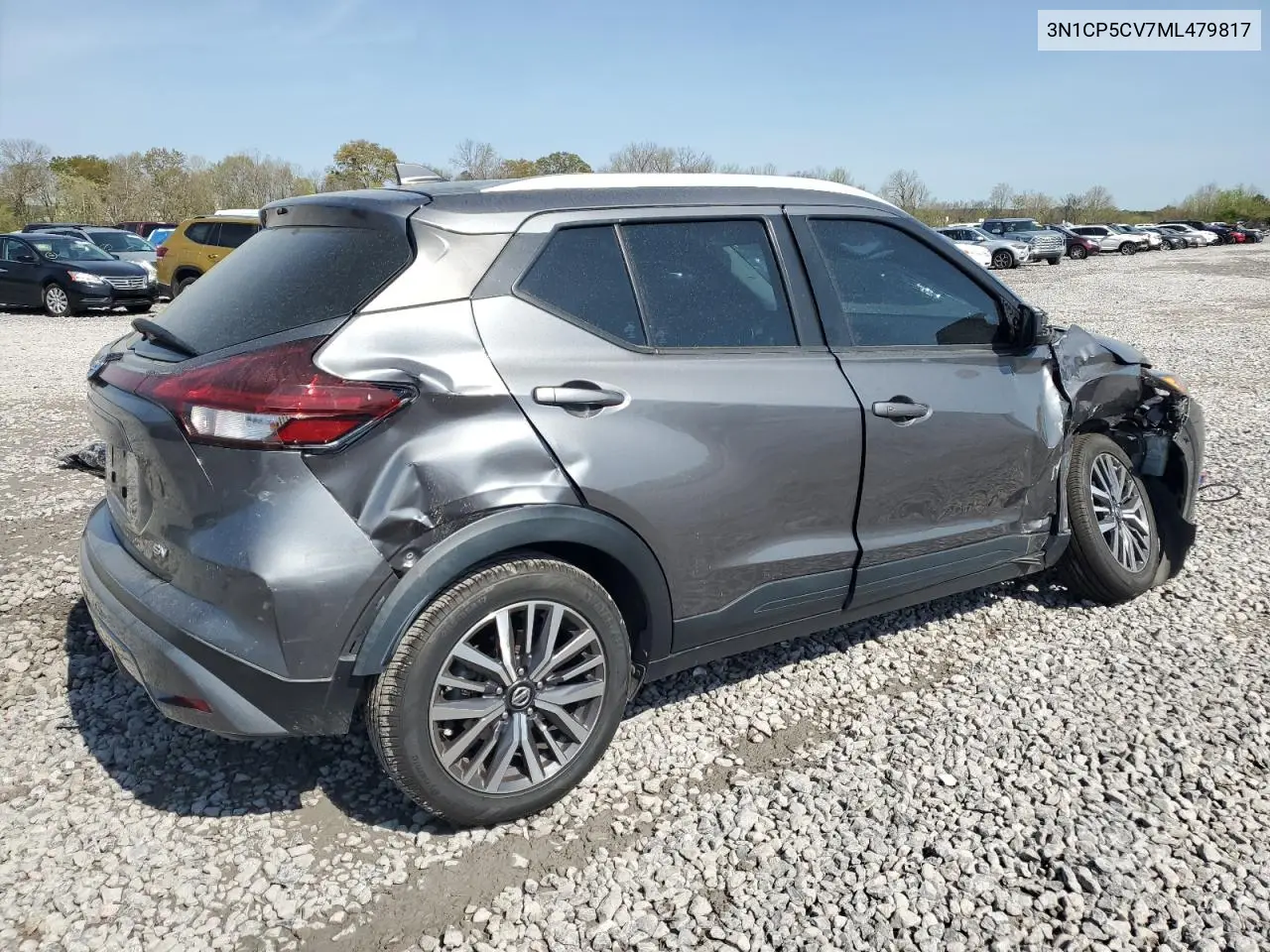 2021 Nissan Kicks Sv VIN: 3N1CP5CV7ML479817 Lot: 51349595