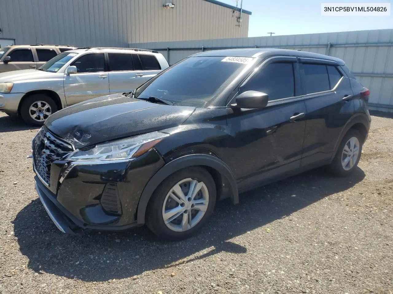 2021 Nissan Kicks S VIN: 3N1CP5BV1ML504826 Lot: 54834505