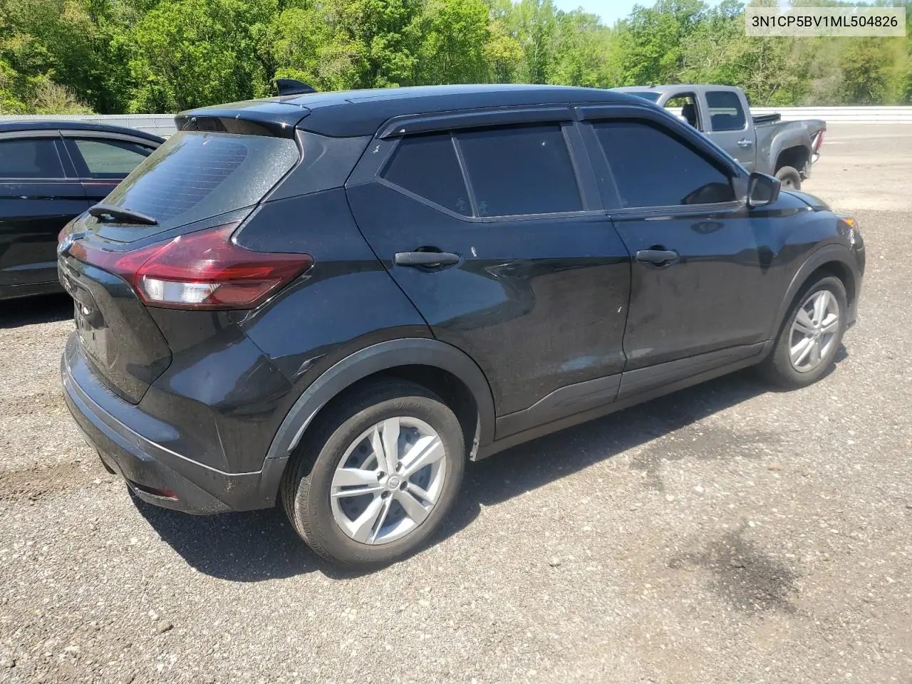 2021 Nissan Kicks S VIN: 3N1CP5BV1ML504826 Lot: 54834505