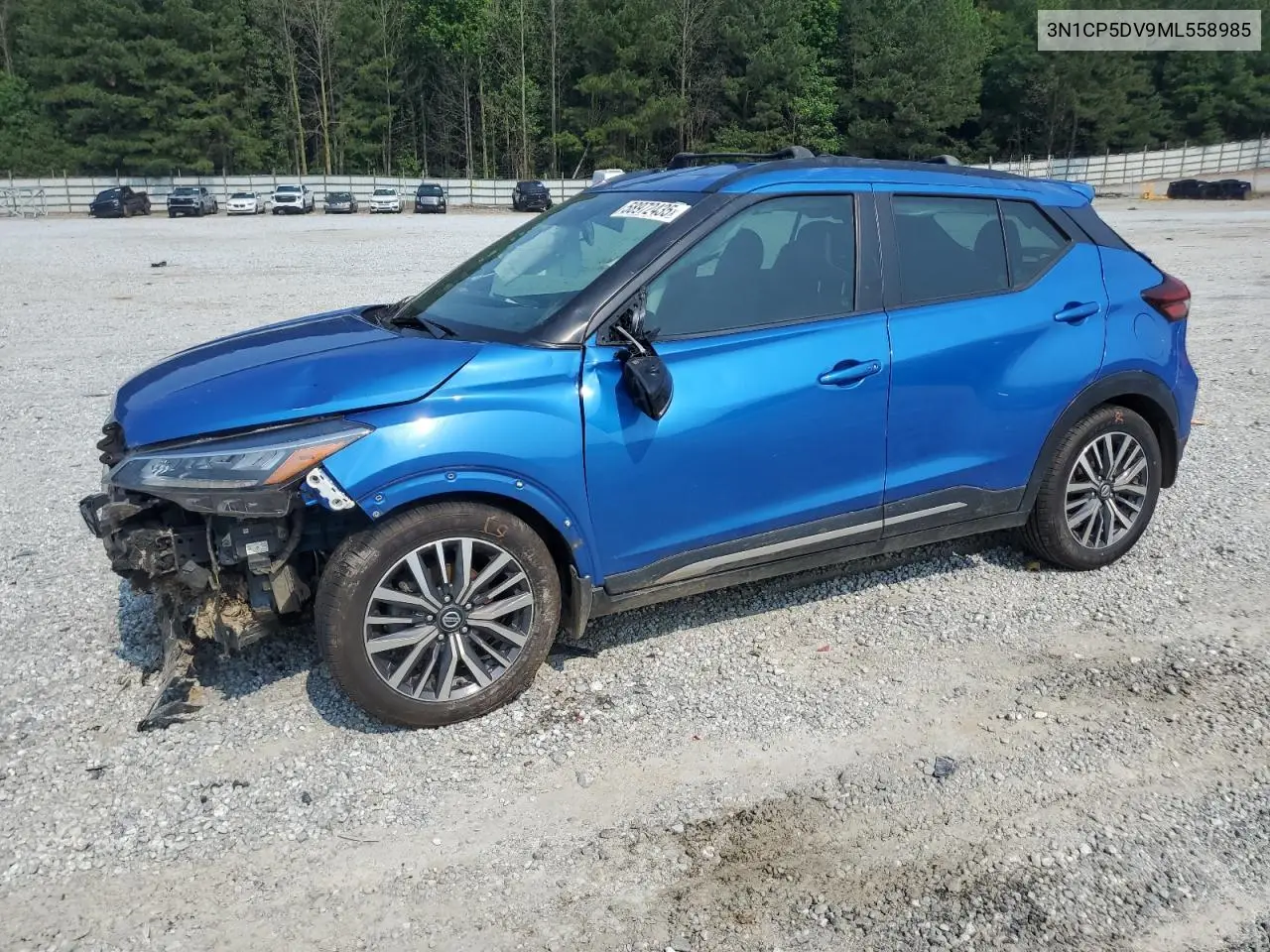 2021 Nissan Kicks Sr VIN: 3N1CP5DV9ML558985 Lot: 58972435