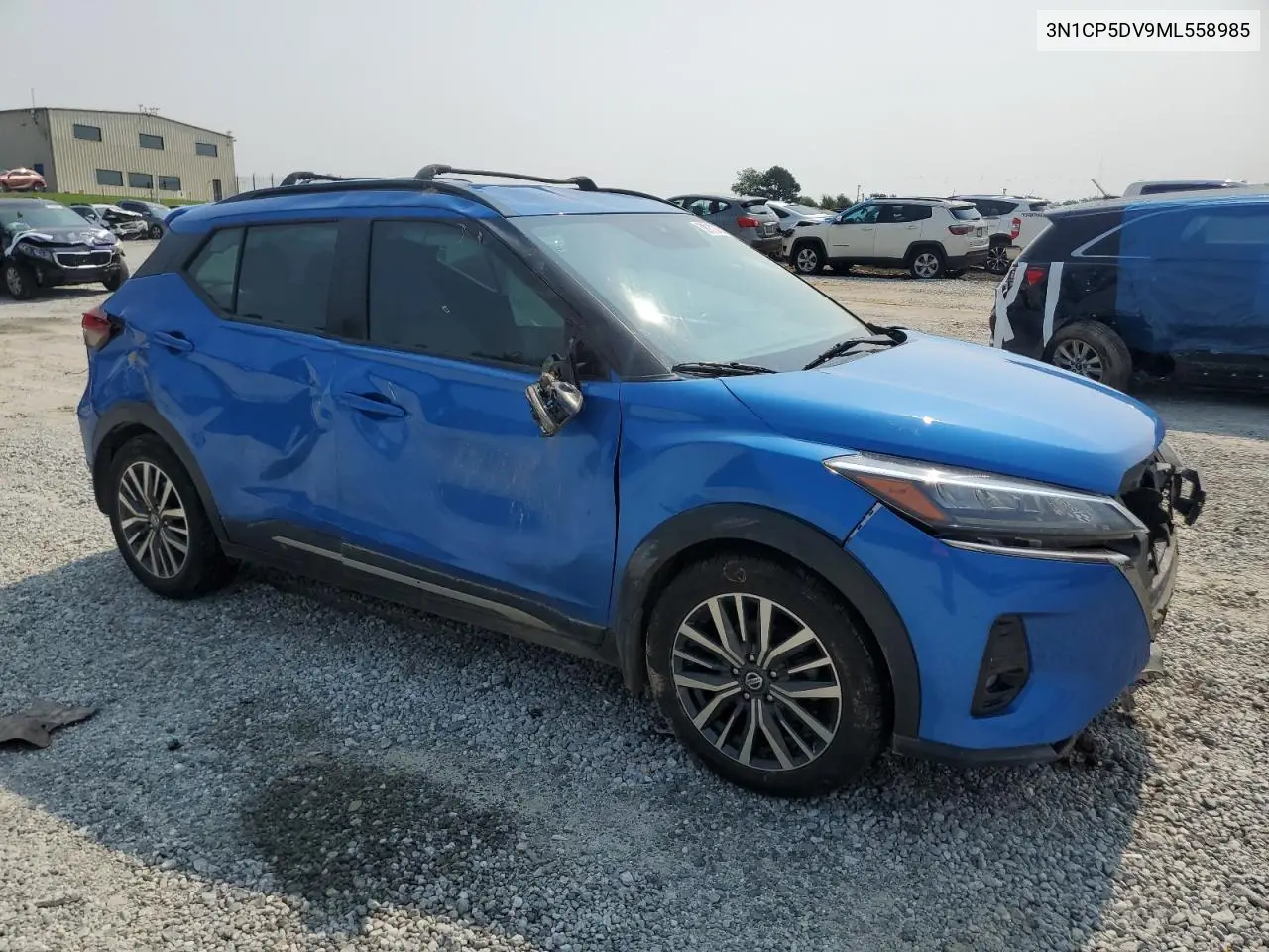 2021 Nissan Kicks Sr VIN: 3N1CP5DV9ML558985 Lot: 58972435