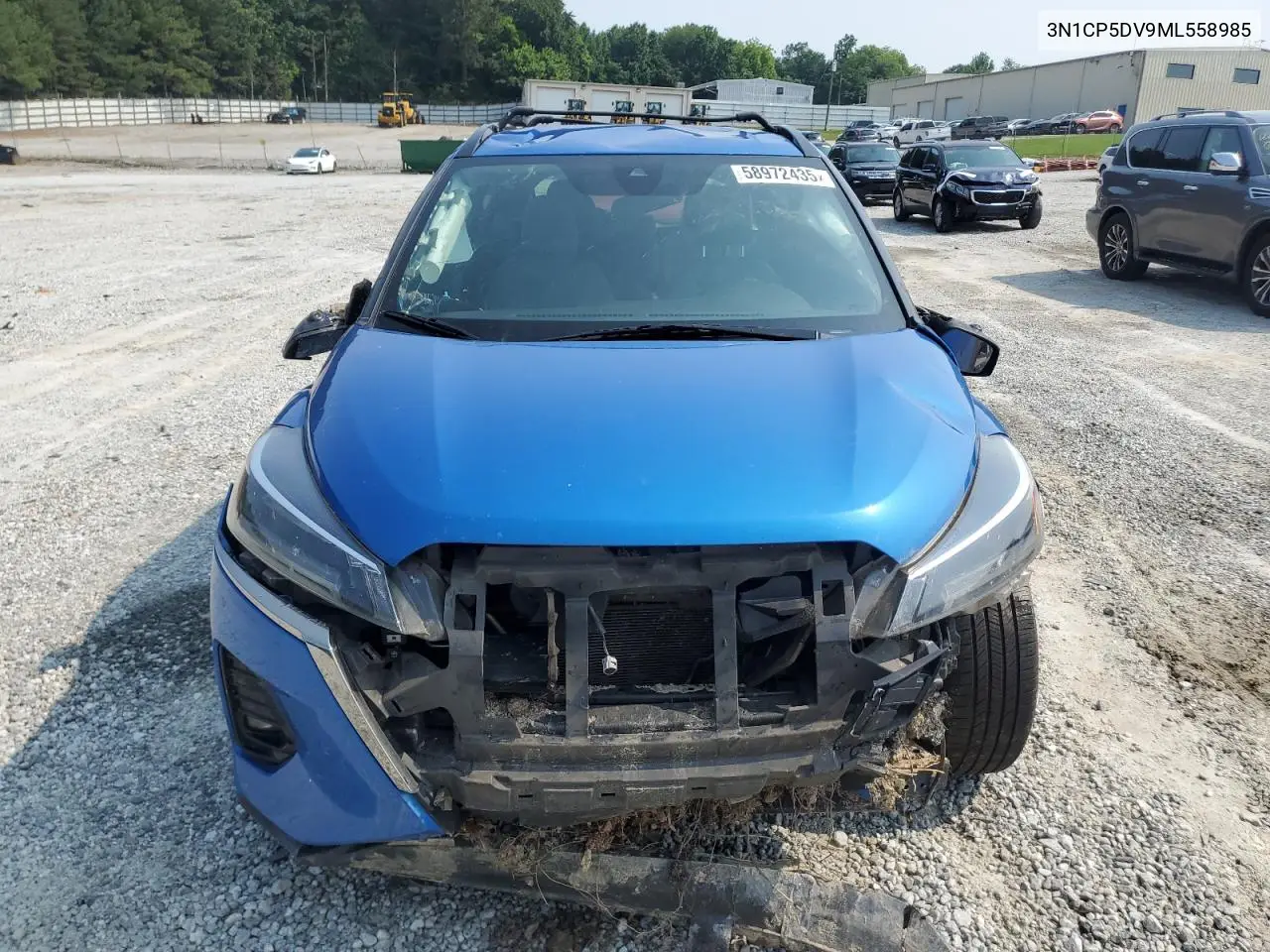 2021 Nissan Kicks Sr VIN: 3N1CP5DV9ML558985 Lot: 58972435