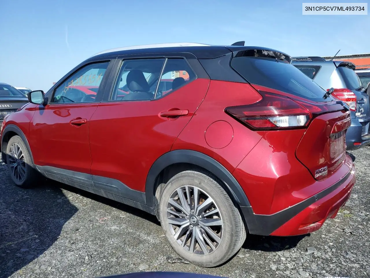 2021 Nissan Kicks Sv VIN: 3N1CP5CV7ML493734 Lot: 61928565