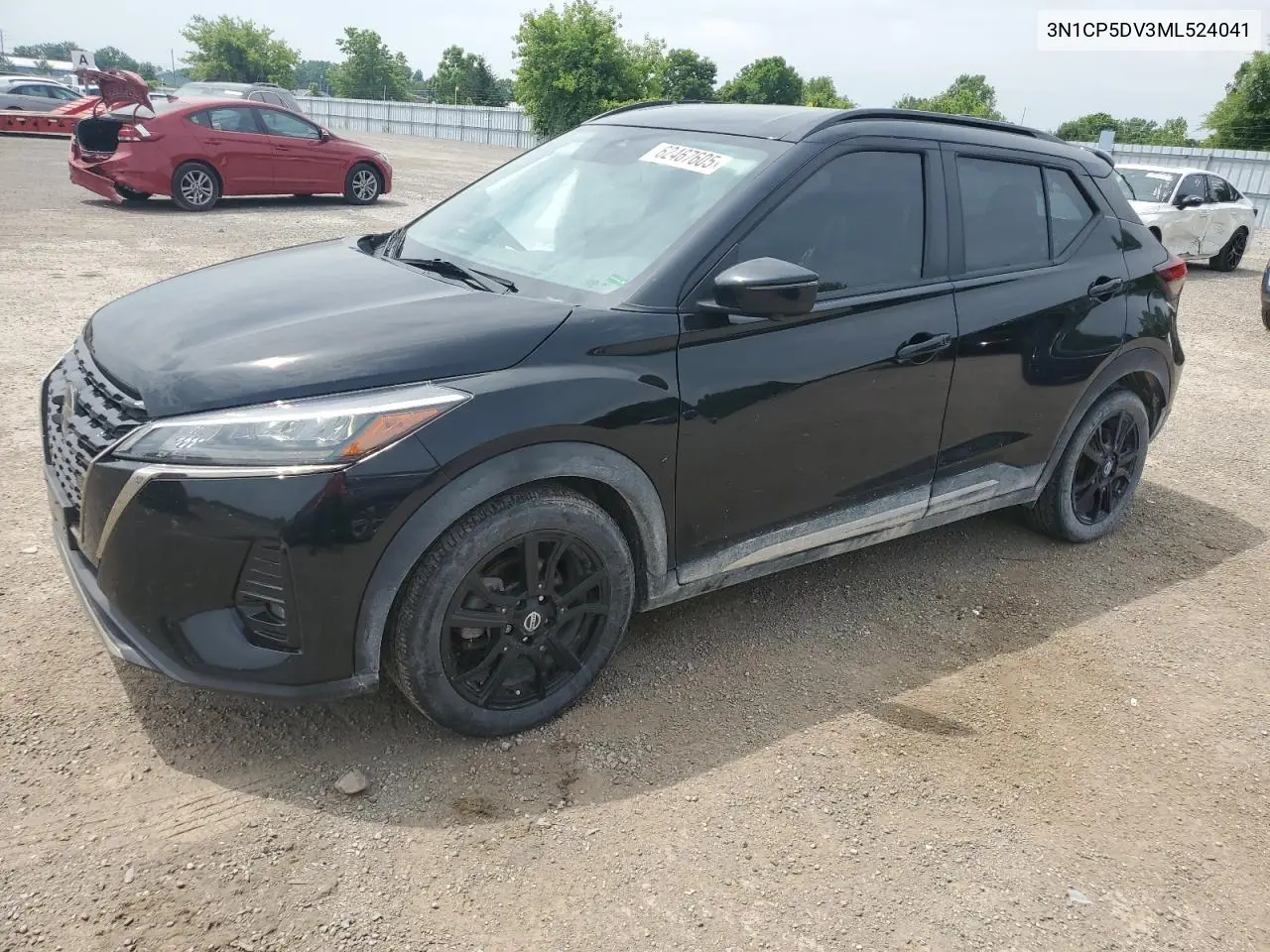2021 Nissan Kicks Sr VIN: 3N1CP5DV3ML524041 Lot: 62467605