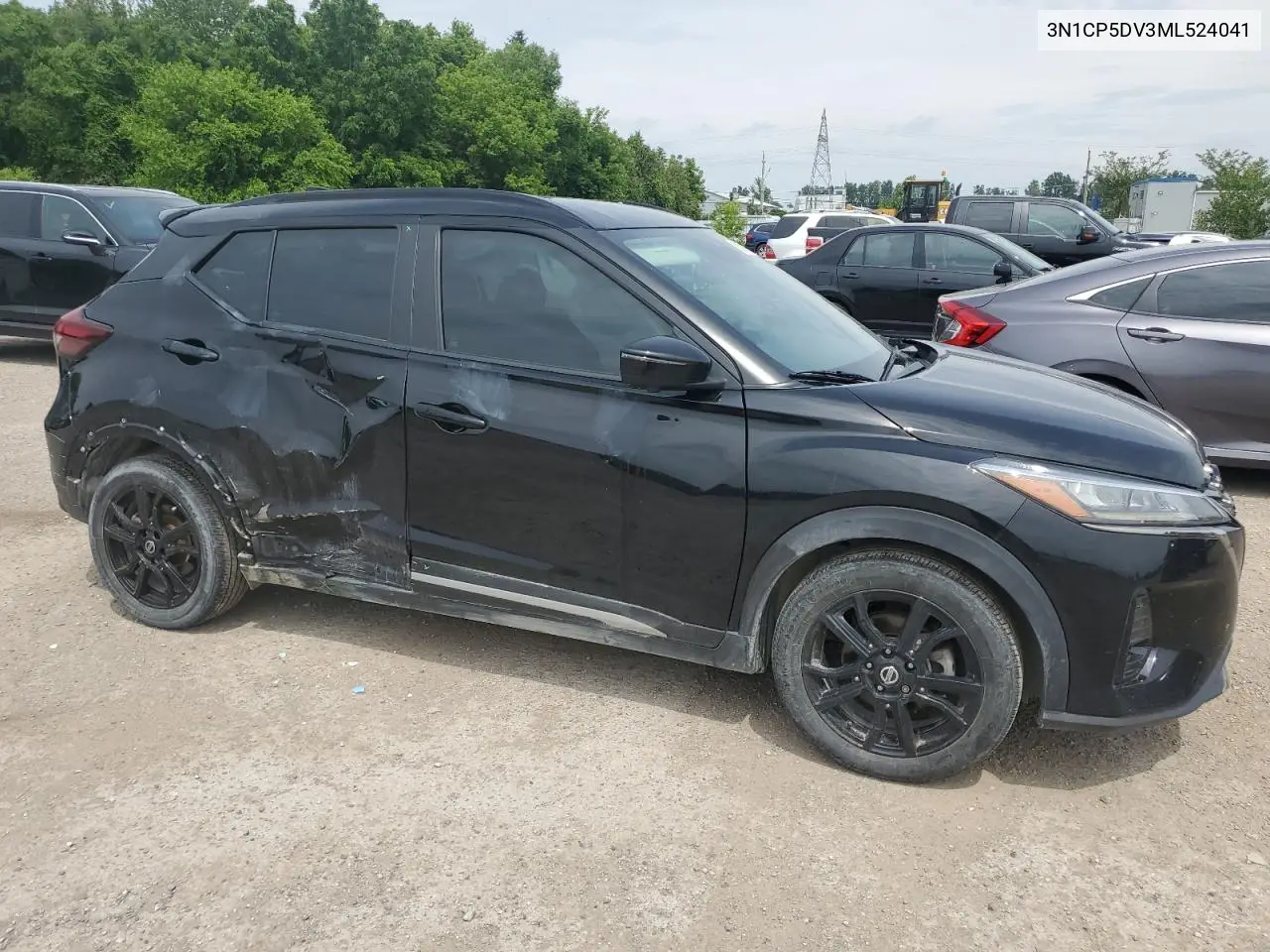 2021 Nissan Kicks Sr VIN: 3N1CP5DV3ML524041 Lot: 62467605