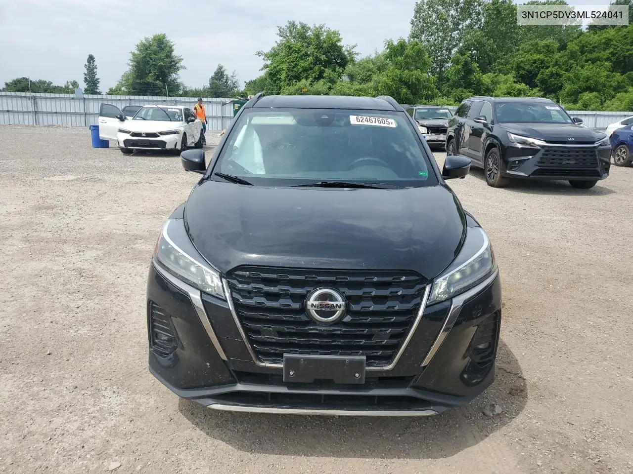 2021 Nissan Kicks Sr VIN: 3N1CP5DV3ML524041 Lot: 62467605
