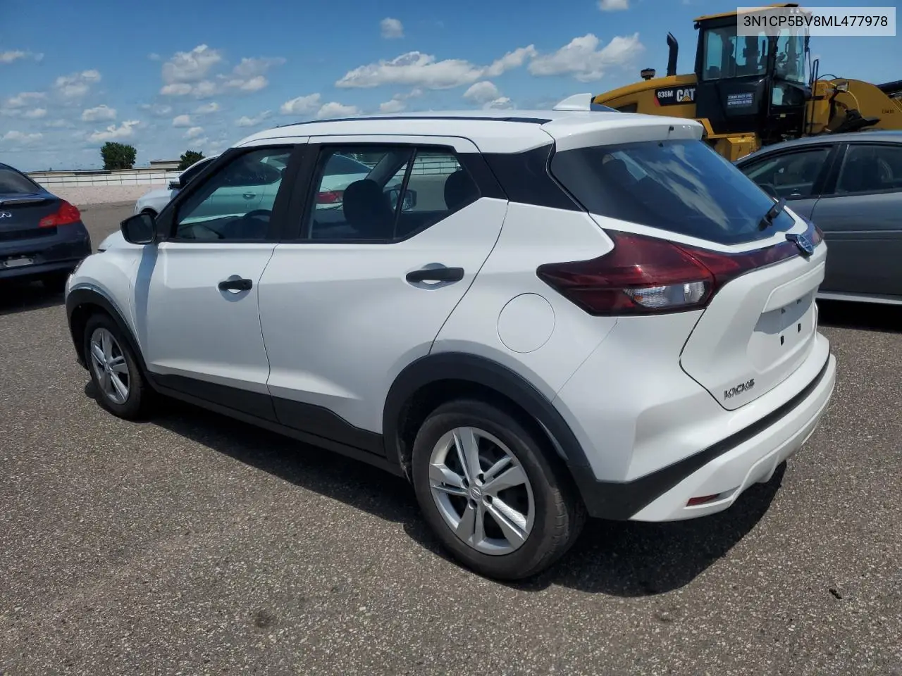 2021 Nissan Kicks S VIN: 3N1CP5BV8ML477978 Lot: 62595615