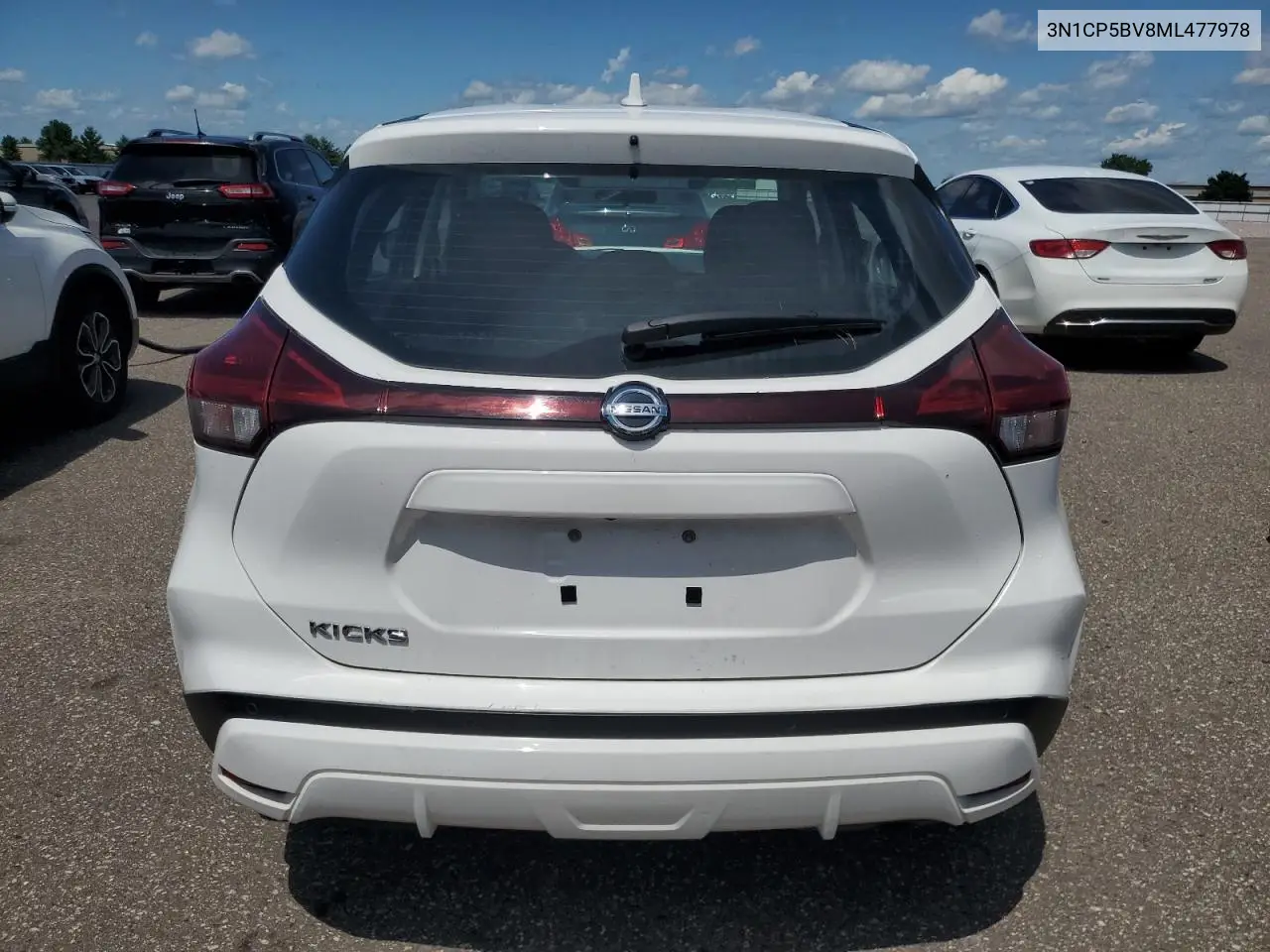 2021 Nissan Kicks S VIN: 3N1CP5BV8ML477978 Lot: 62595615