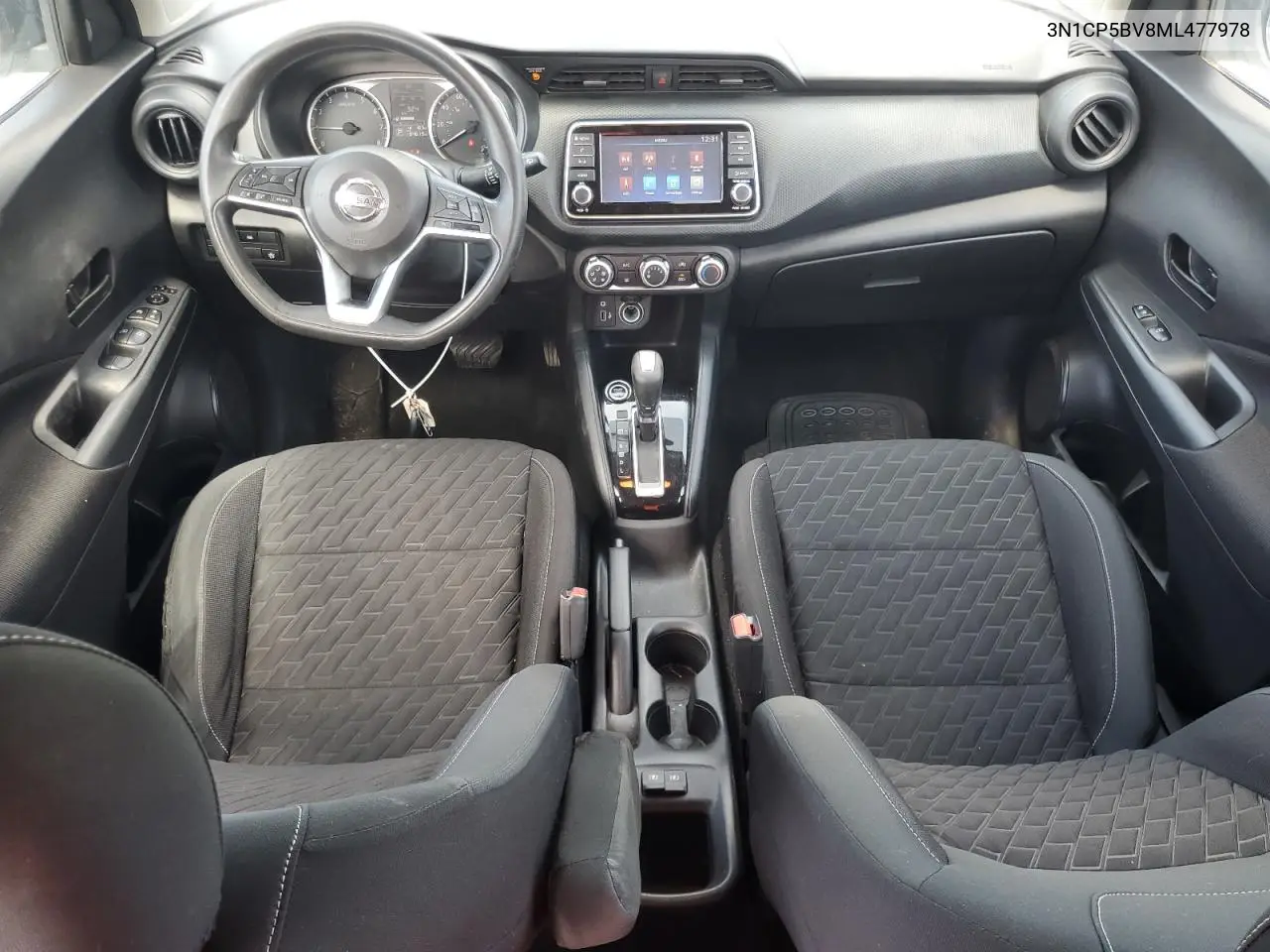 2021 Nissan Kicks S VIN: 3N1CP5BV8ML477978 Lot: 62595615