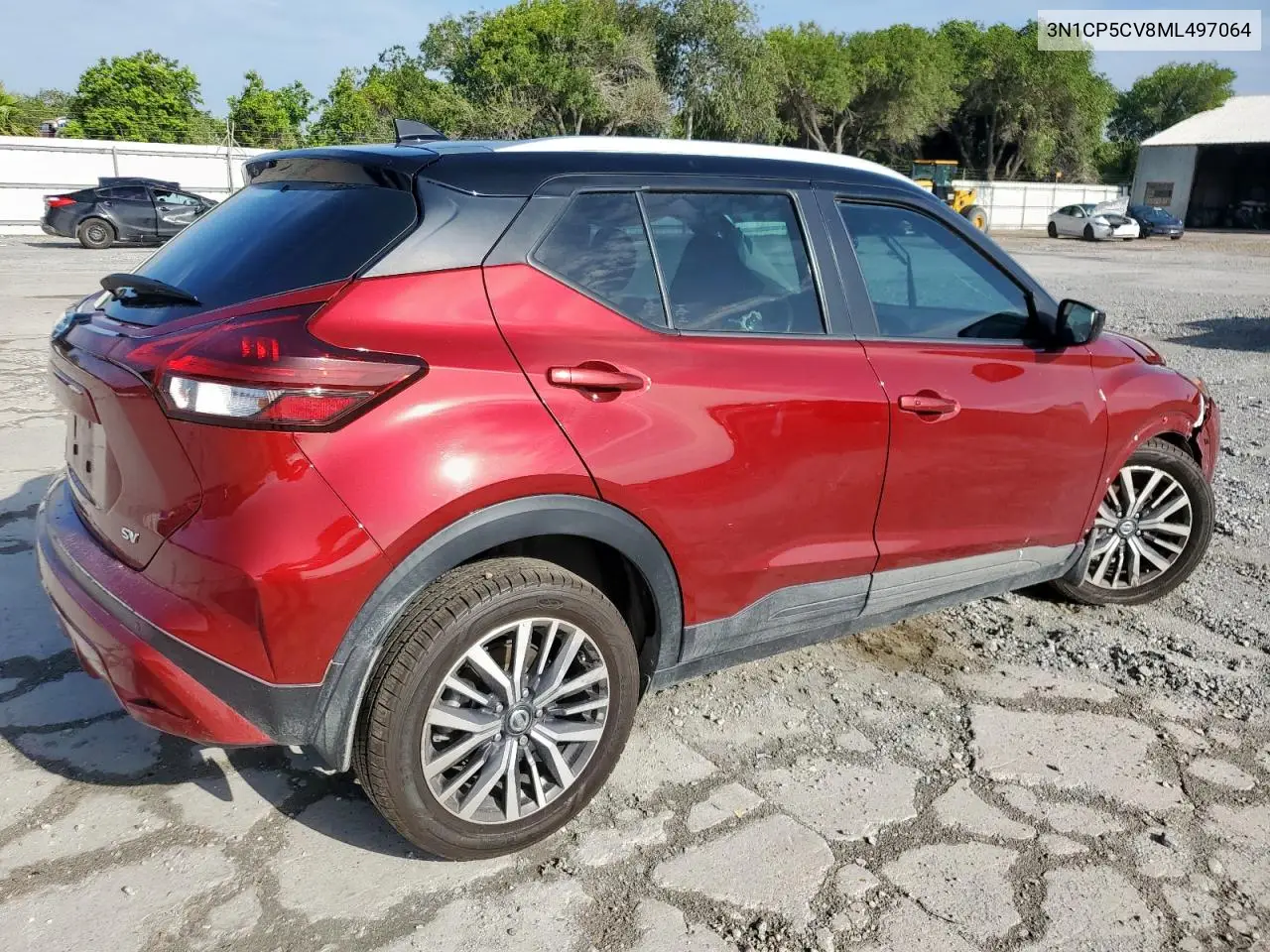 2021 Nissan Kicks Sv VIN: 3N1CP5CV8ML497064 Lot: 62776625