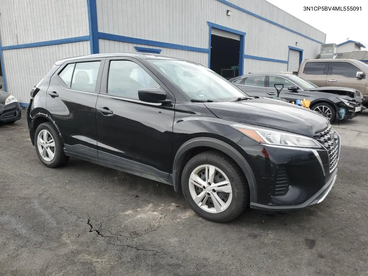2021 Nissan Kicks S VIN: 3N1CP5BV4ML555091 Lot: 62921815