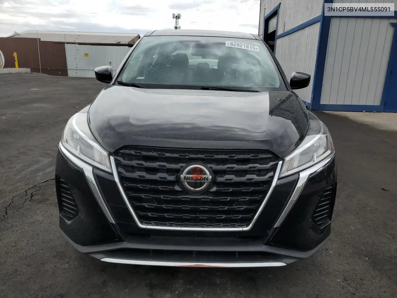 2021 Nissan Kicks S VIN: 3N1CP5BV4ML555091 Lot: 62921815