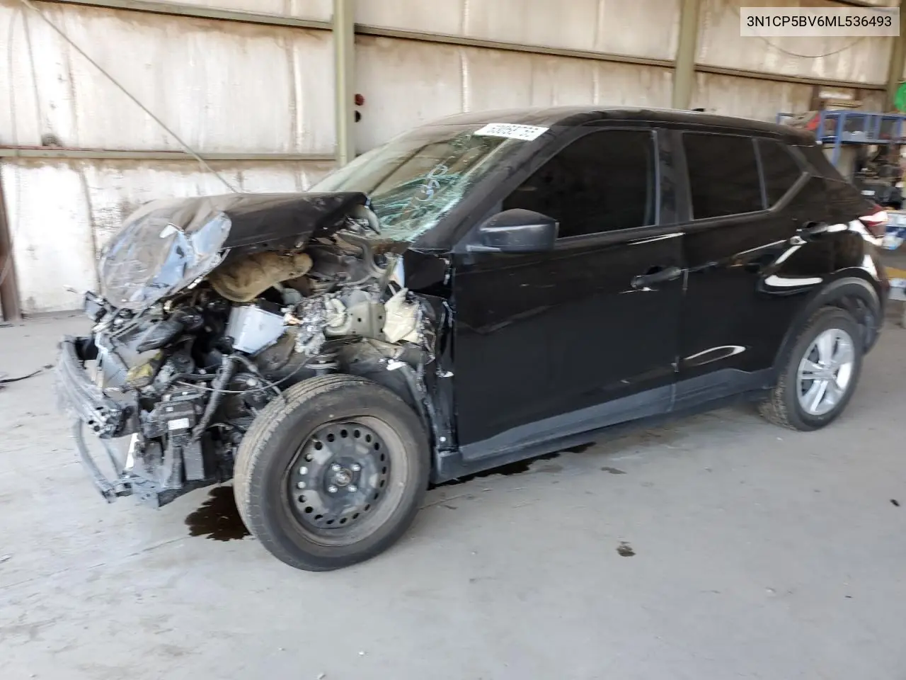 2021 Nissan Kicks S VIN: 3N1CP5BV6ML536493 Lot: 63058755