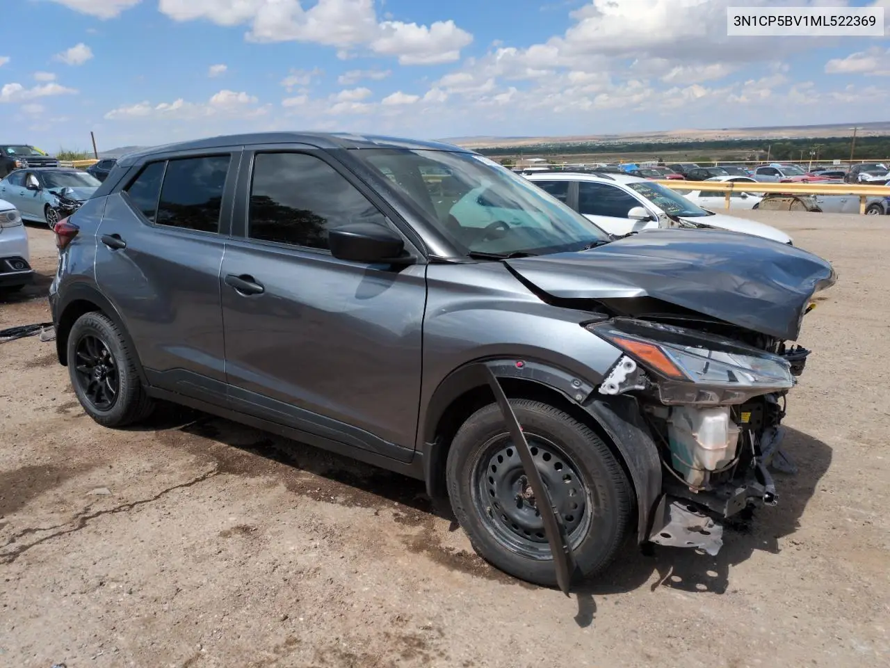 2021 Nissan Kicks S VIN: 3N1CP5BV1ML522369 Lot: 63111105