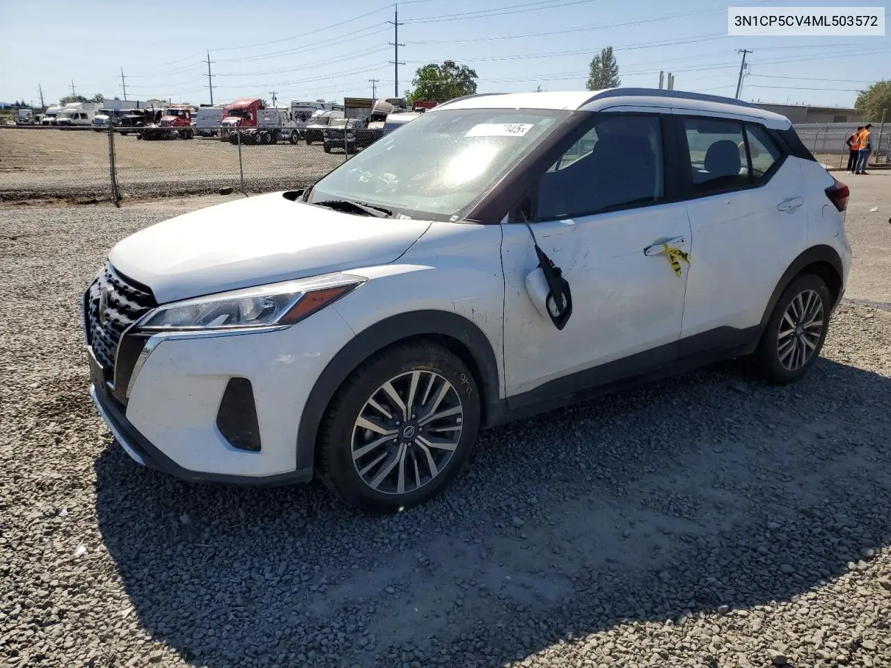 2021 Nissan Kicks Sv VIN: 3N1CP5CV4ML503572 Lot: 63167045