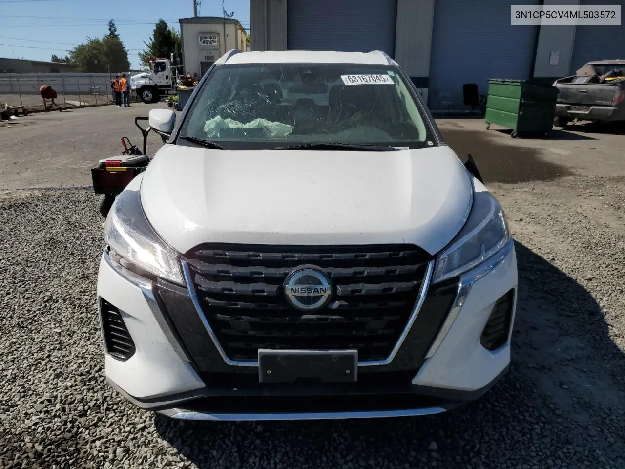 2021 Nissan Kicks Sv VIN: 3N1CP5CV4ML503572 Lot: 63167045