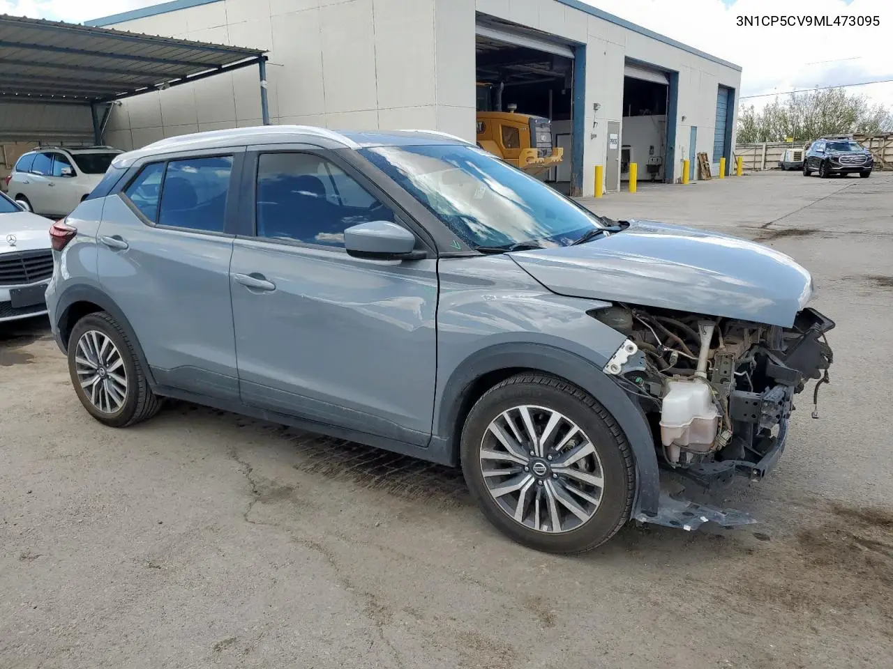 2021 Nissan Kicks Sv VIN: 3N1CP5CV9ML473095 Lot: 63283675