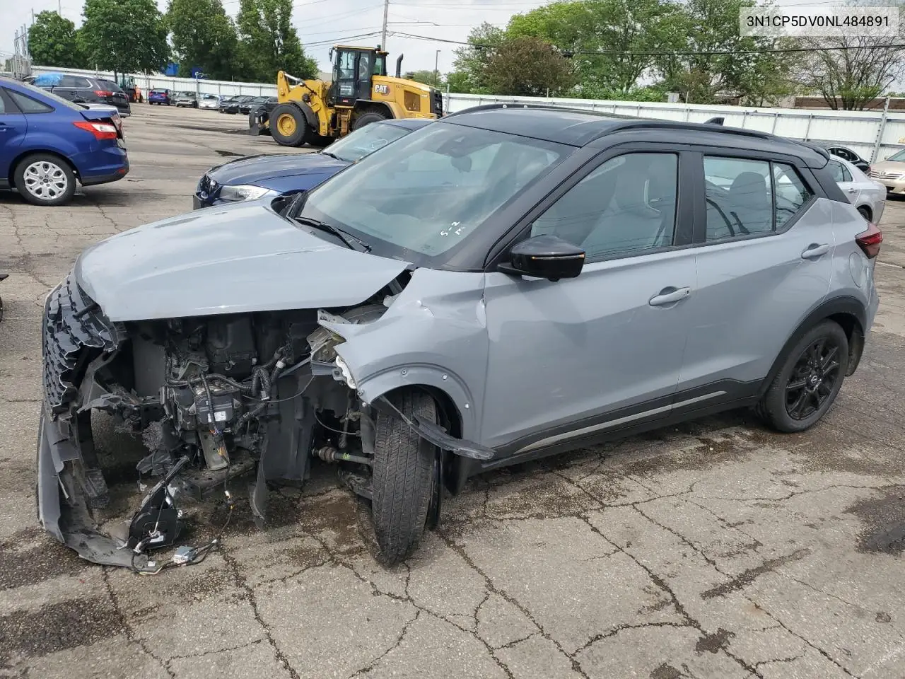 2022 Nissan Kicks Sr VIN: 3N1CP5DV0NL484891 Lot: 58997405