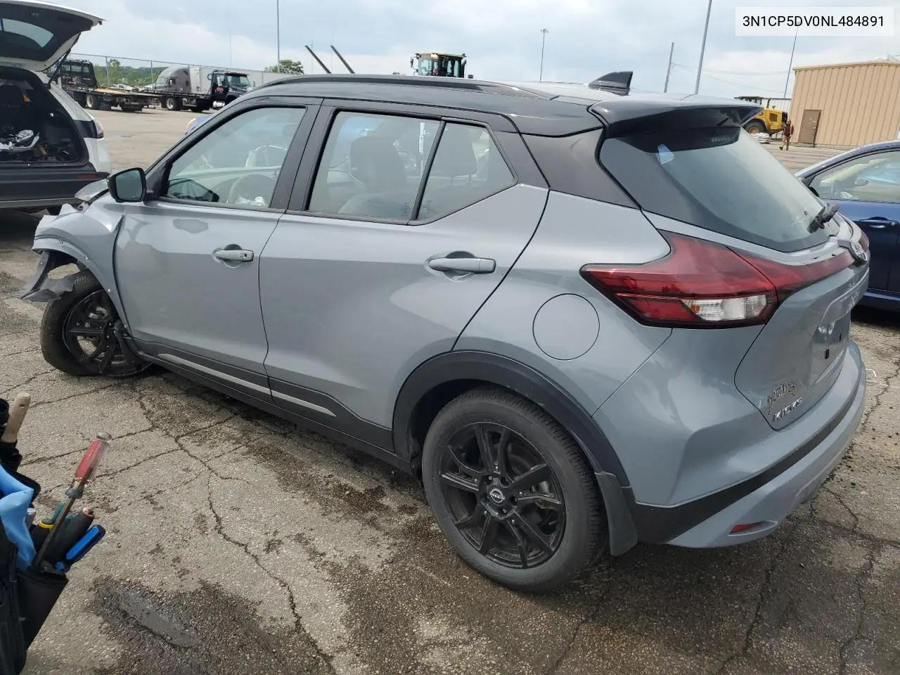 2022 Nissan Kicks Sr VIN: 3N1CP5DV0NL484891 Lot: 58997405