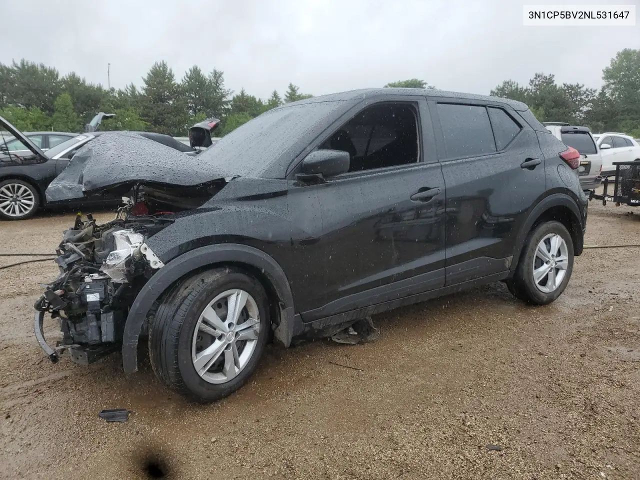 2022 Nissan Kicks S VIN: 3N1CP5BV2NL531647 Lot: 59415155