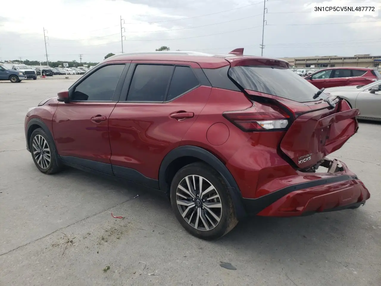 2022 Nissan Kicks Sv VIN: 3N1CP5CV5NL487772 Lot: 62293815