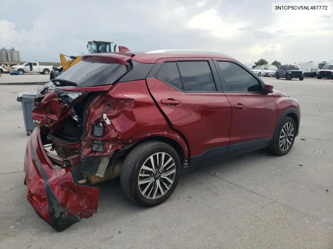 2022 Nissan Kicks Sv VIN: 3N1CP5CV5NL487772 Lot: 62293815