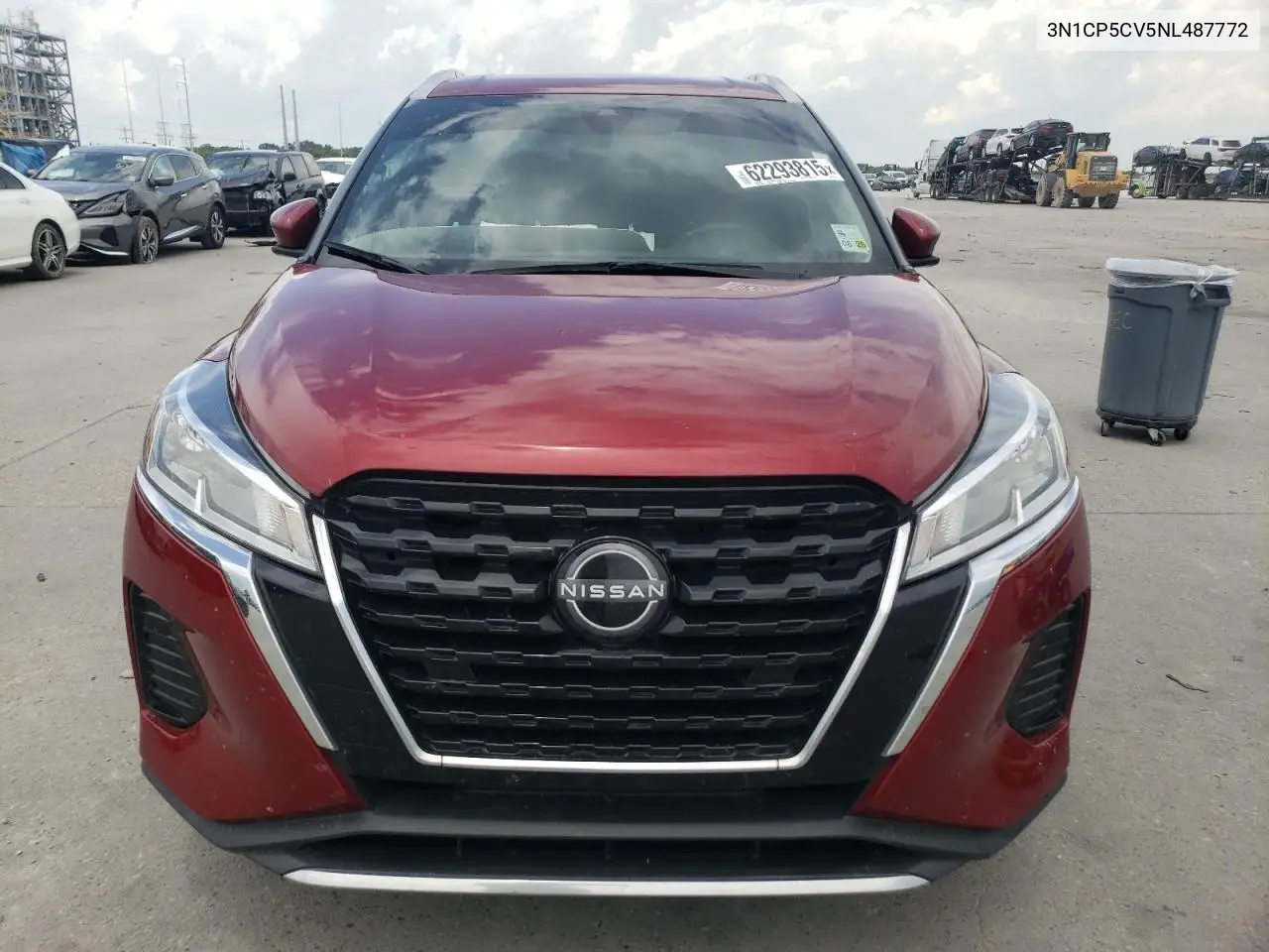 2022 Nissan Kicks Sv VIN: 3N1CP5CV5NL487772 Lot: 62293815