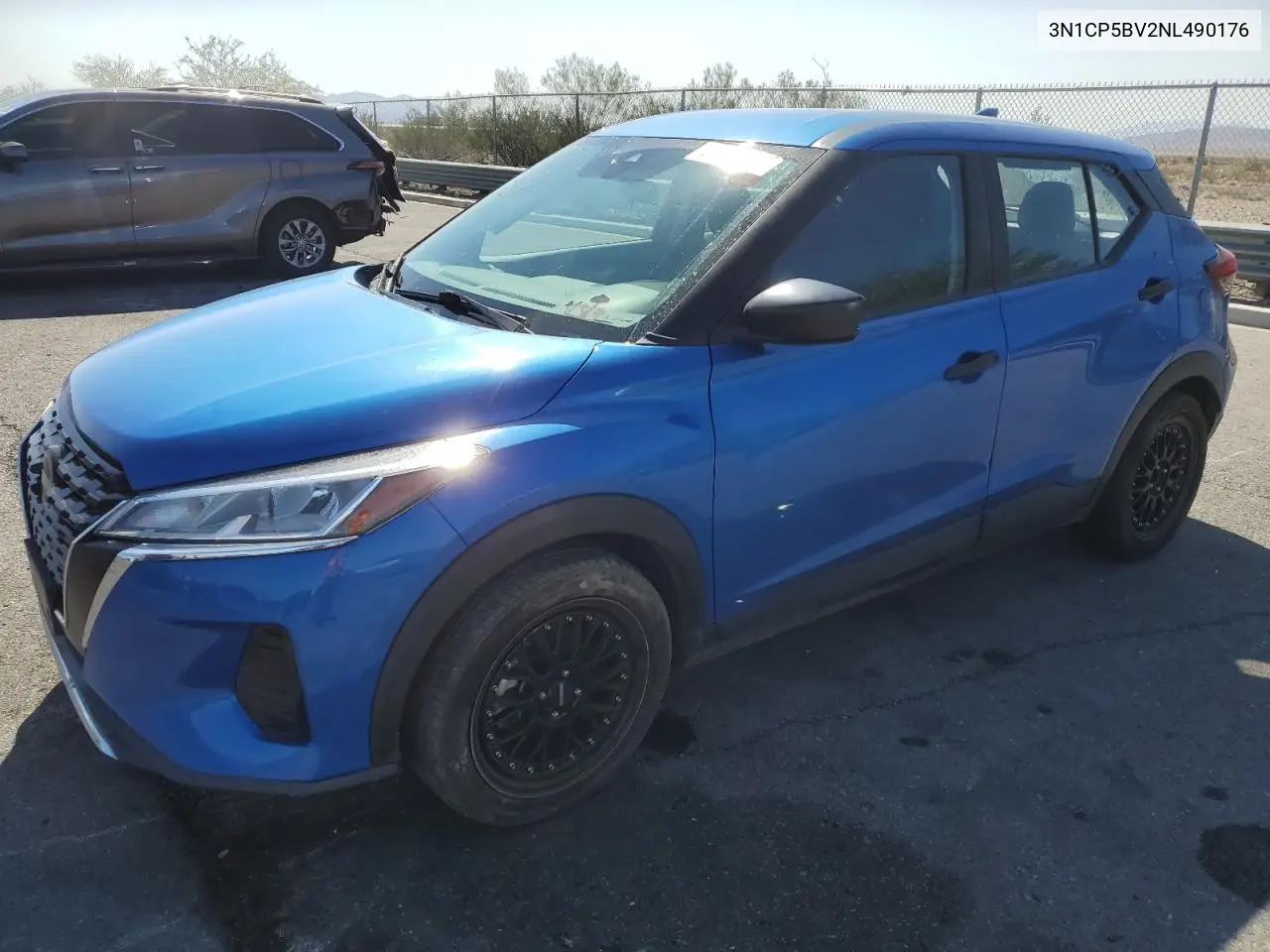 2022 Nissan Kicks S VIN: 3N1CP5BV2NL490176 Lot: 62788525