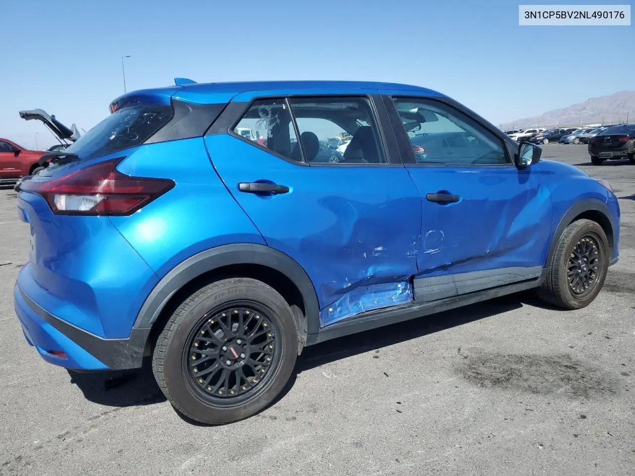 2022 Nissan Kicks S VIN: 3N1CP5BV2NL490176 Lot: 62788525