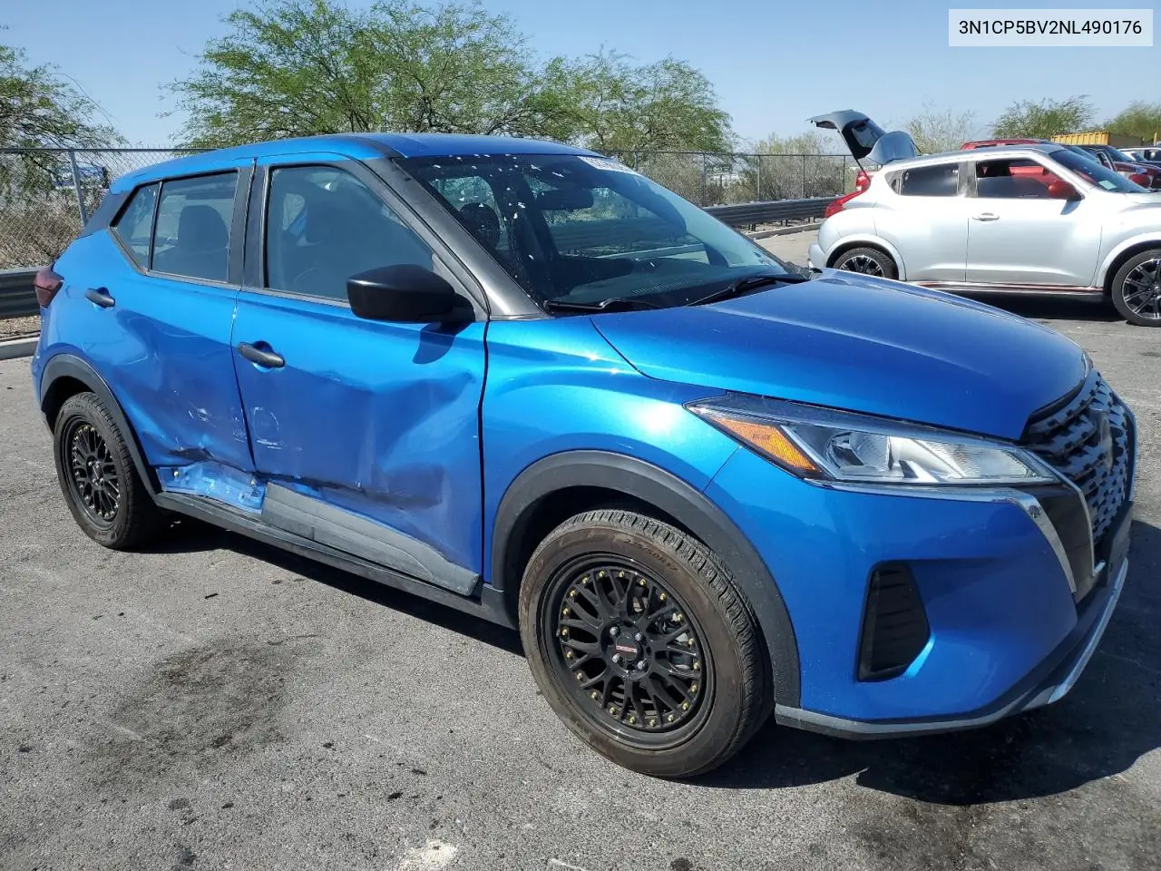 2022 Nissan Kicks S VIN: 3N1CP5BV2NL490176 Lot: 62788525