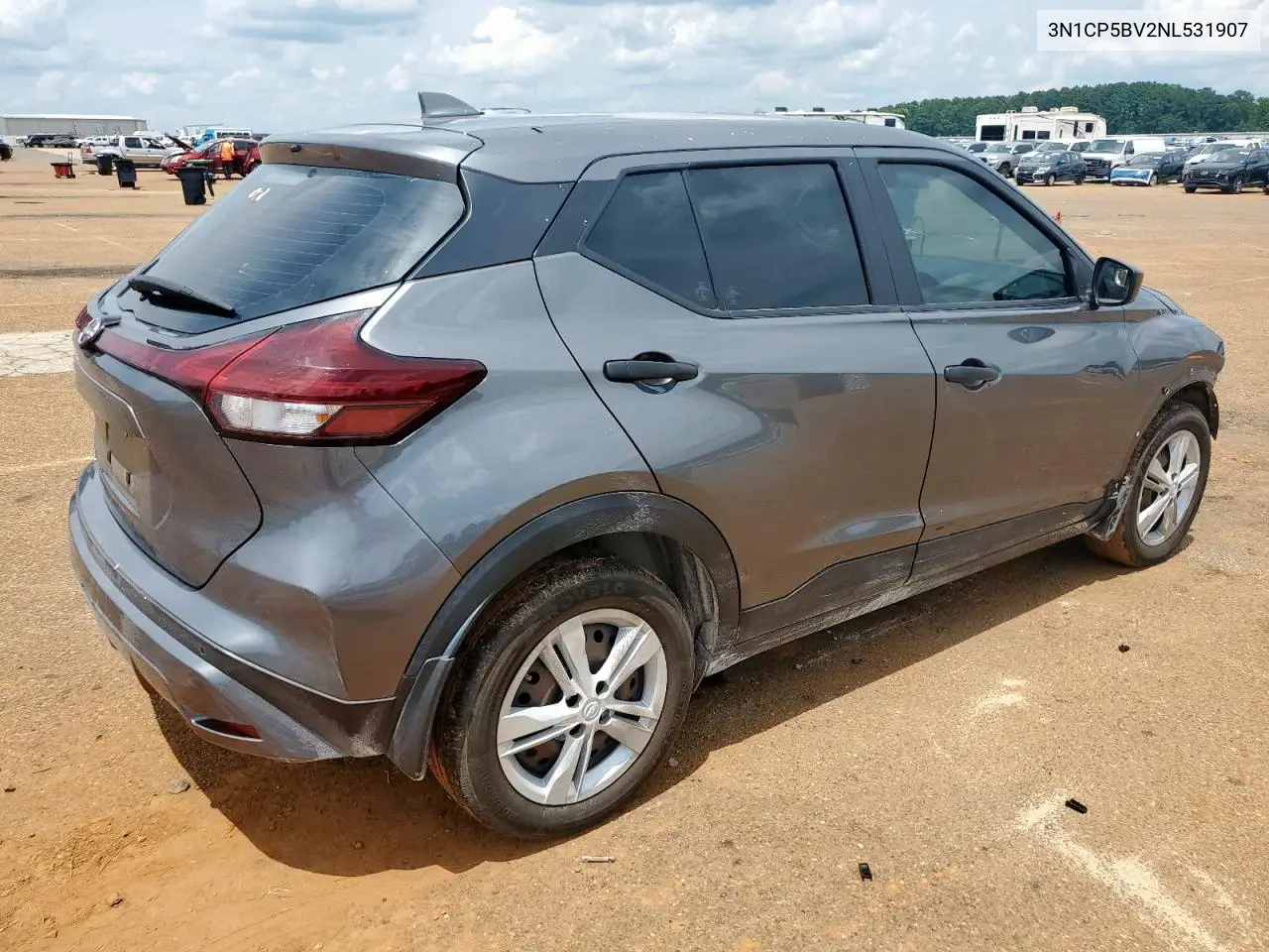 2022 Nissan Kicks S VIN: 3N1CP5BV2NL531907 Lot: 62902795