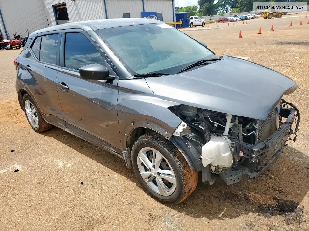2022 Nissan Kicks S VIN: 3N1CP5BV2NL531907 Lot: 62902795