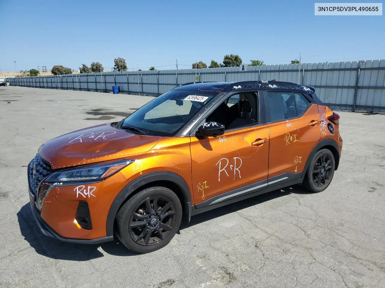 2023 Nissan Kicks Sr VIN: 3N1CP5DV3PL490655 Lot: 62696425