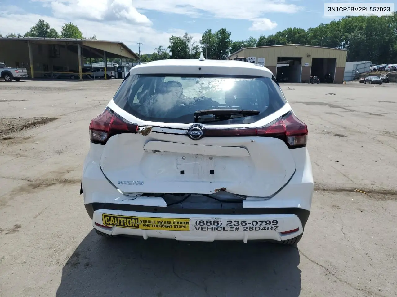2023 Nissan Kicks S VIN: 3N1CP5BV2PL557023 Lot: 62894495