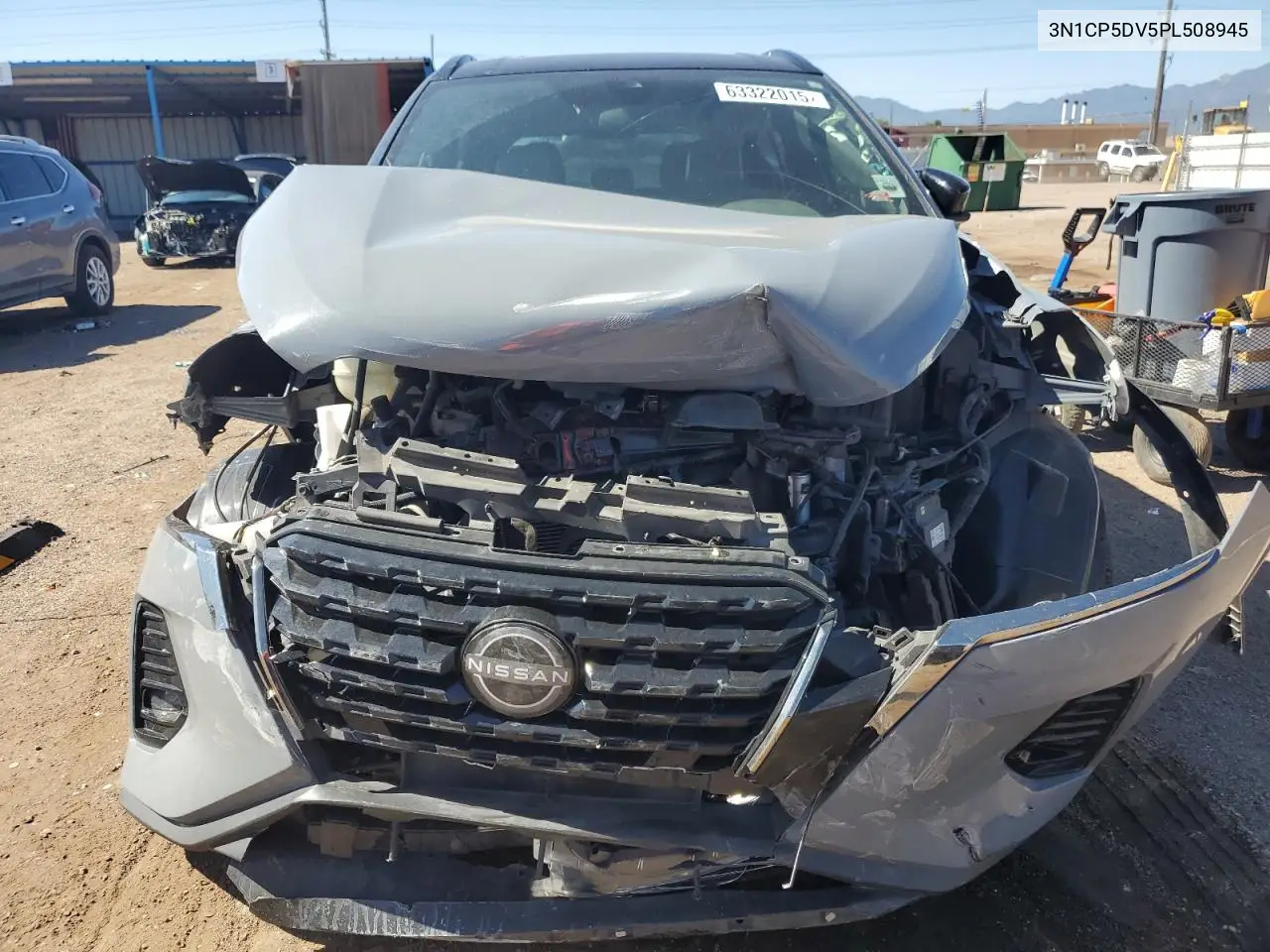 2023 Nissan Kicks Sr VIN: 3N1CP5DV5PL508945 Lot: 63322015