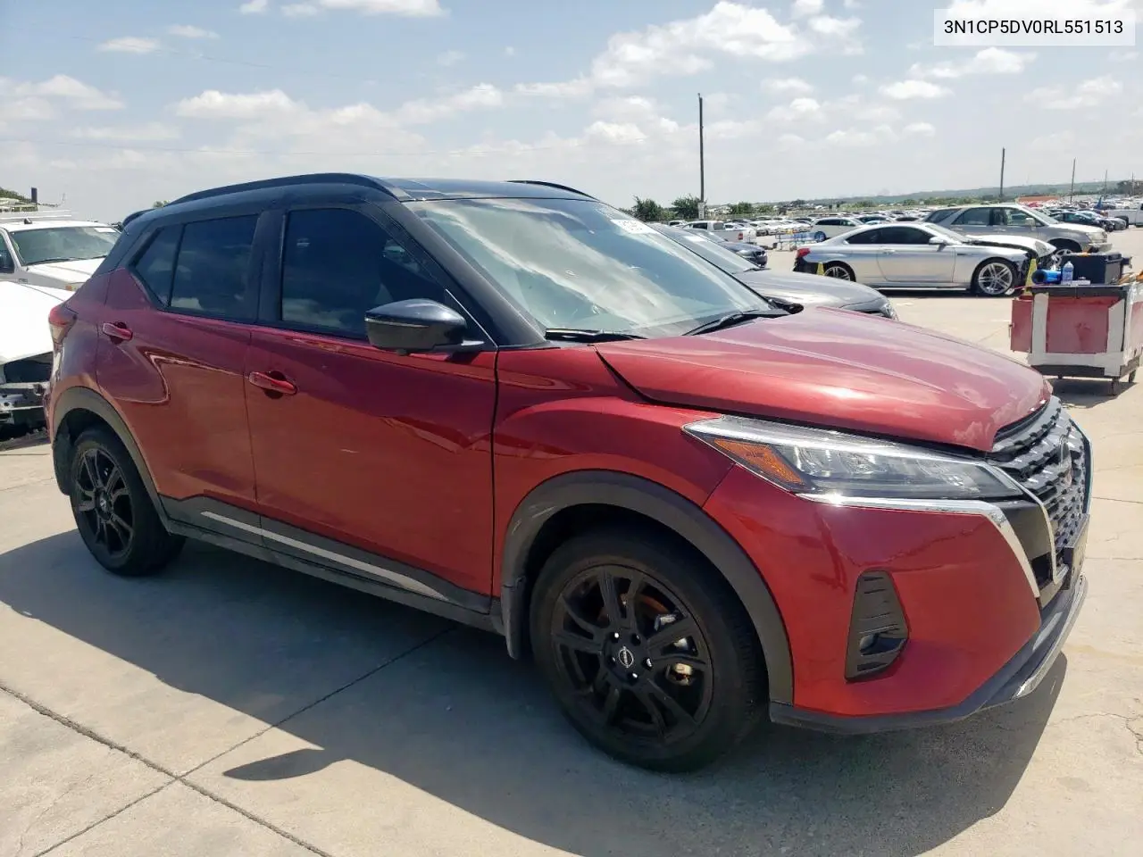 2024 Nissan Kicks Sr VIN: 3N1CP5DV0RL551513 Lot: 61998175