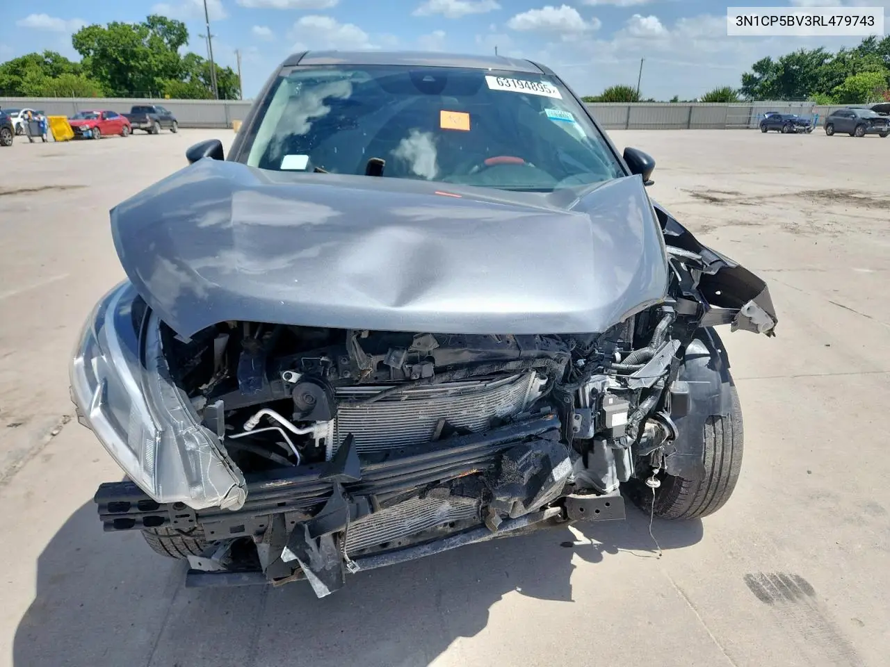 2024 Nissan Kicks S VIN: 3N1CP5BV3RL479743 Lot: 63194895