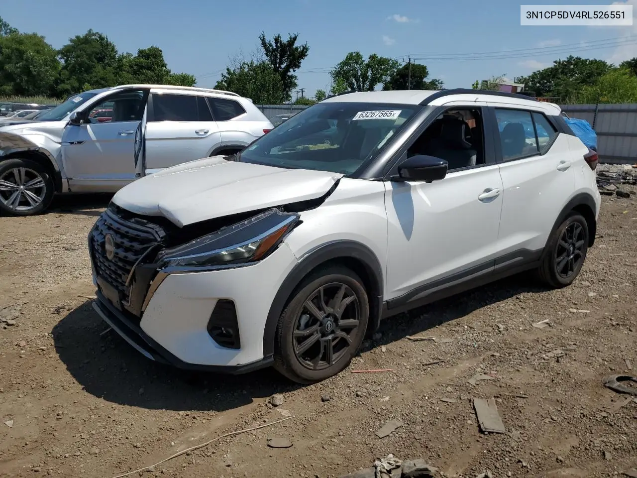 2024 Nissan Kicks Sr VIN: 3N1CP5DV4RL526551 Lot: 63267565
