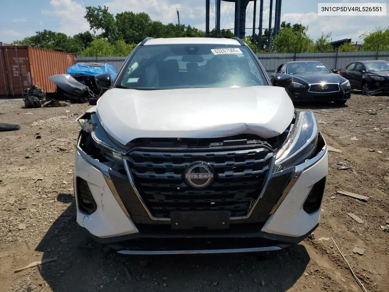 2024 Nissan Kicks Sr VIN: 3N1CP5DV4RL526551 Lot: 63267565