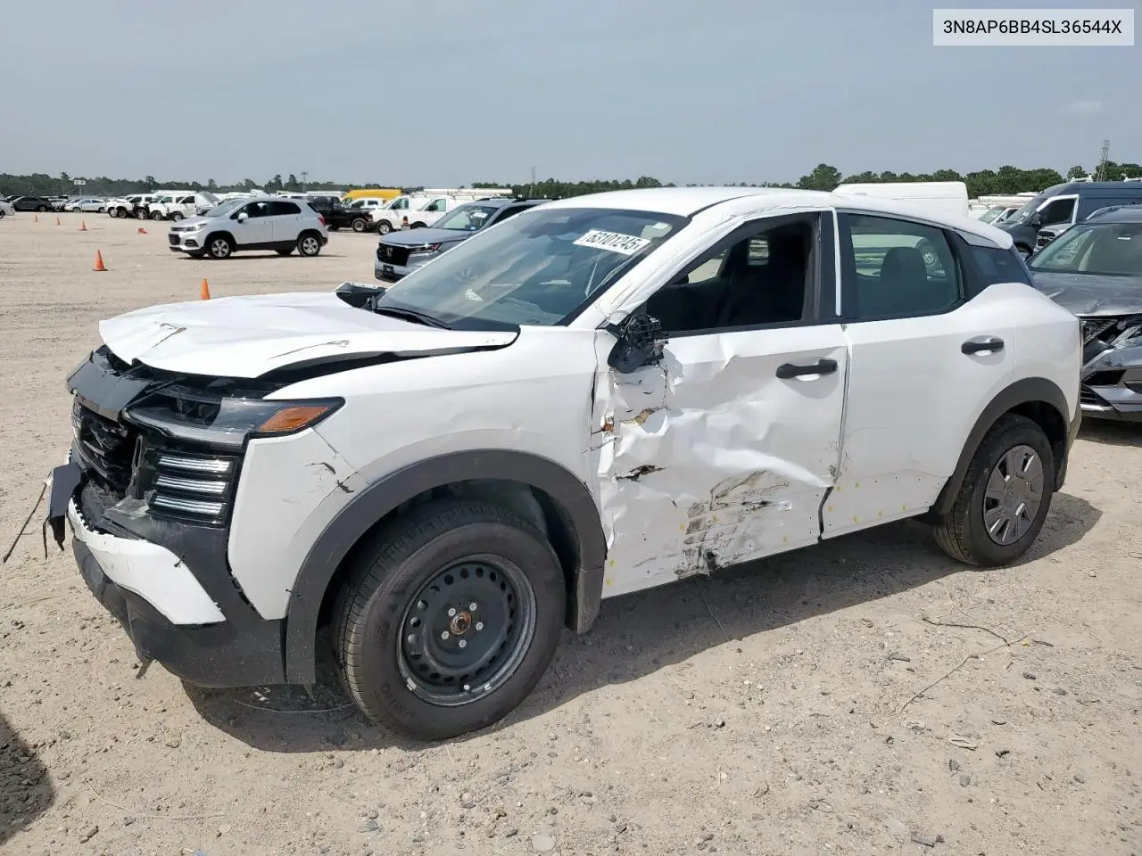 2025 Nissan Kicks S VIN: 3N8AP6BB4SL36544X Lot: 63101245