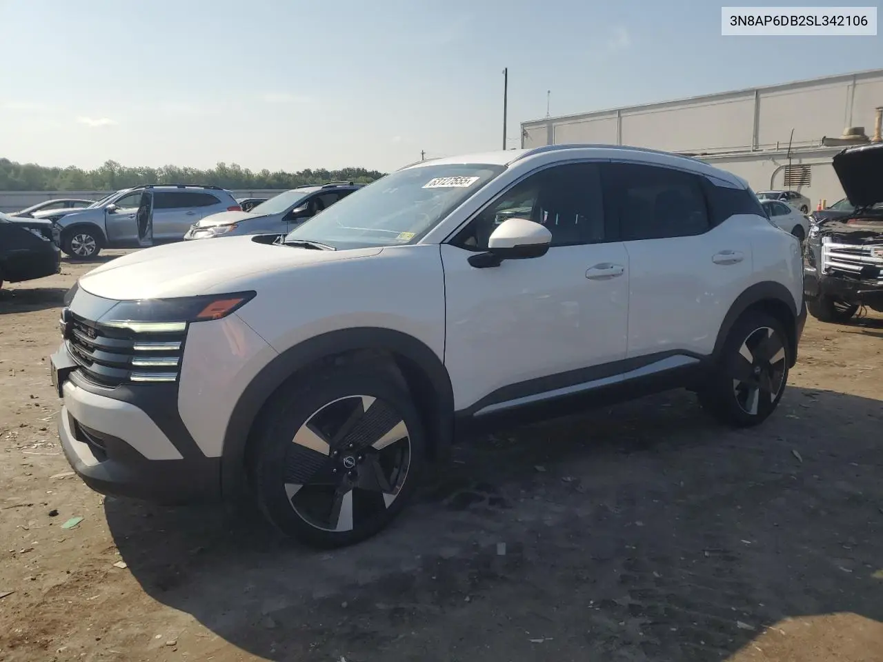 2025 Nissan Kicks Sr VIN: 3N8AP6DB2SL342106 Lot: 63127555