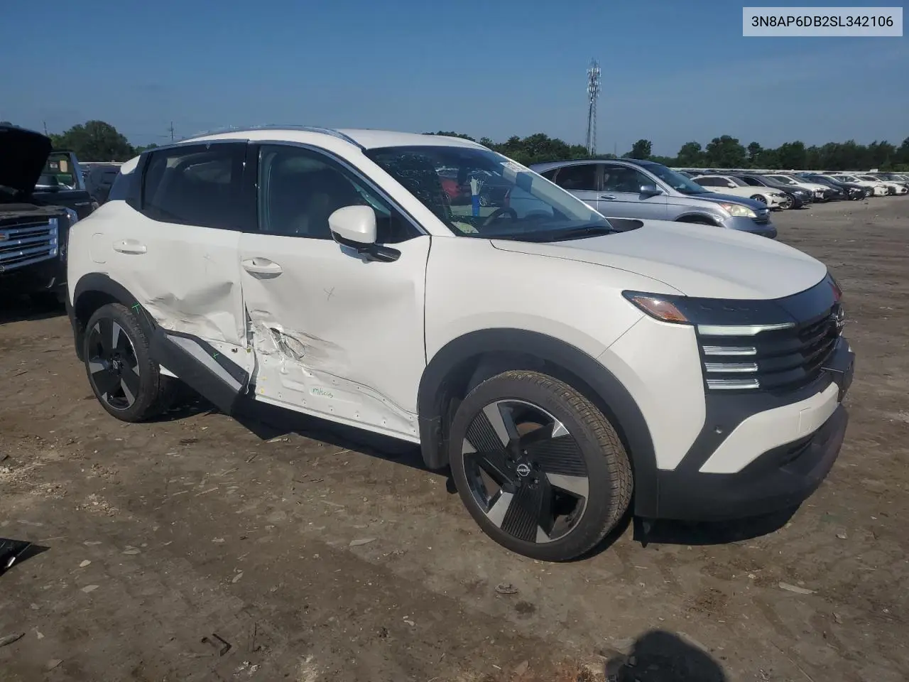 2025 Nissan Kicks Sr VIN: 3N8AP6DB2SL342106 Lot: 63127555