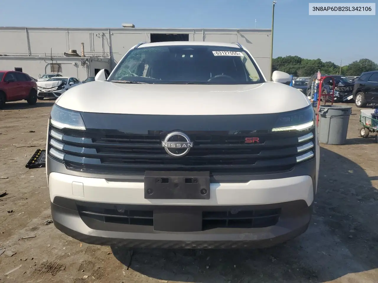 2025 Nissan Kicks Sr VIN: 3N8AP6DB2SL342106 Lot: 63127555